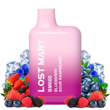 BLUEBERRY SOUR RASPBERRY 20MG - LOST MARY
