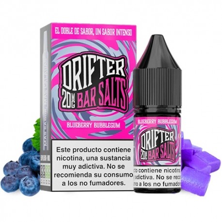 BLUEBERRY BUBBLEGUM ICE 10ML 10MG - DRIFTER BAR SALTS