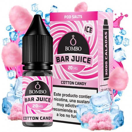 COTTON CANDY ICE 10ML 20MG - BAR JUICE BY BOMBO