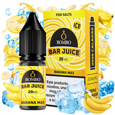 BANANA MAX ICE 10ML 20MG - BAR JUICE BY BOMBO