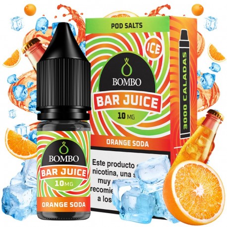 ORANGE SODA ICE 10ML 10MG - BAR JUICE BY BOMBO