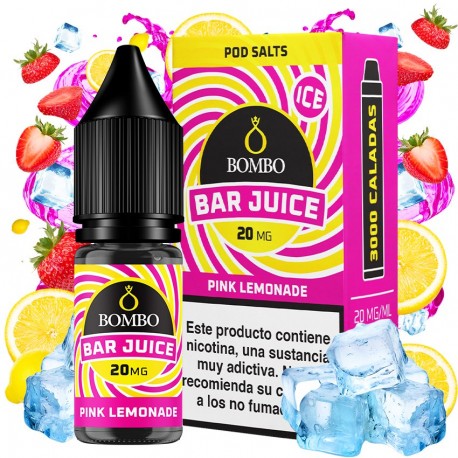 PINK LEMONADE ICE 10ML 10MG - BAR JUICE BY BOMBO