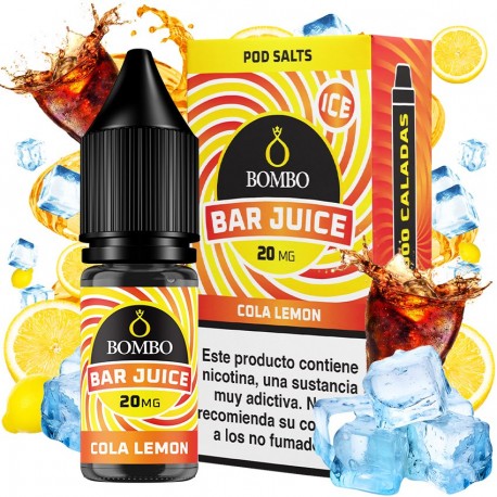 COLA LEMON ICE 10ML 20MG - BAR JUICE BY BOMBO