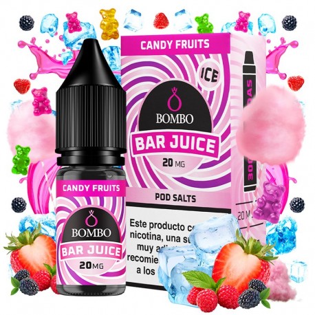 CANDY FRUITS ICE 10ML 20MG - BAR JUICE BY BOMBO