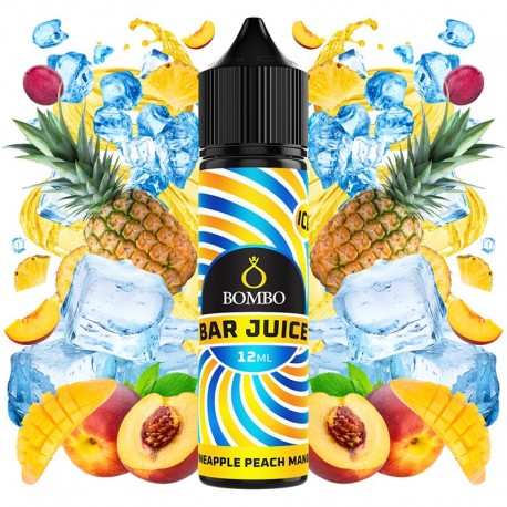 PINEAPPLE PEACH MANGO ICE 12ML (LONGFILL) - BAR JUICE by BOMBO
