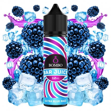 ULTRA BLUE RAZZ ICE 100ML - BAR JUICE by BOMBO