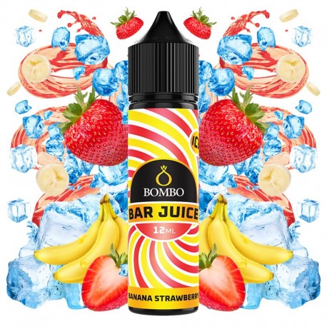 BANANA STRAWBERRY ICE 100ML - BAR JUICE by BOMBO