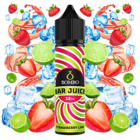 STRAWBERRY LIME ICE 100ML - BAR JUICE by BOMBO