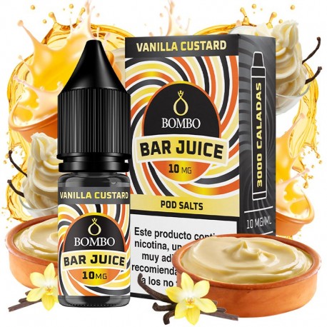 VANILLA CUSTARD 10ML 10MG - BOMBO BAR JUICE
