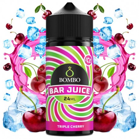 AROMA TRIPLE CHERRY ICE 24ML (LONGFILL) - BOMBO BAR JUICE