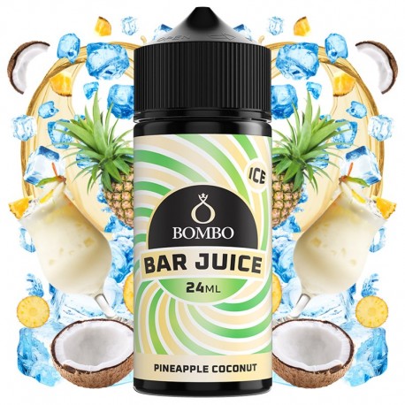 AROMA PINEAPPLE COCONUT ICE 24ML (LONGFILL) - BOMBO BAR JUICE