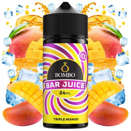 AROMA TRIPLE MANGO ICE 24ML (LONGFILL) - BOMBO BAR JUICE