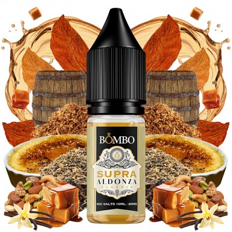 SUPRA ALDONZA RESERVE 10ML 20MG - PLATINUM TOBACCOS NIC SALTS BY BOMBO