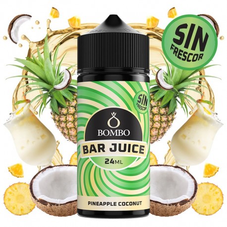 AROMA PINEAPPLE COCONUT SIN FRESCOR 24ML (LONGFILL) - BOMBO BAR JUICE