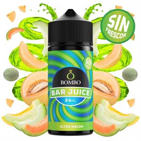 AROMA ULTRA MELON SIN FRESCOR 24ML (LONGFILL) - BOMBO BAR JUICE