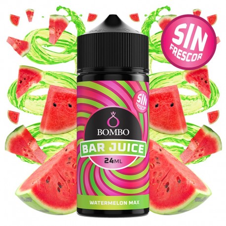 AROMA WATERMELON MAX SIN FRESCOR 24ML (LONGFILL) - BOMBO BAR JUICE