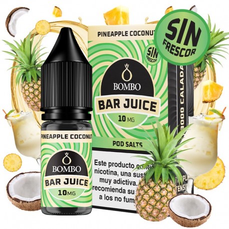PINEAPPLE COCONUT SIN FRESCOR 10ML 10MG - BOMBO BAR JUICE
