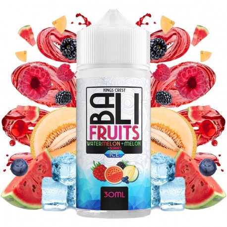AROMA WATERMELON + MELON + BERRIES ICE 30ML/120 (LONGFILL) - BALI FRUITS BY KINGS CREST