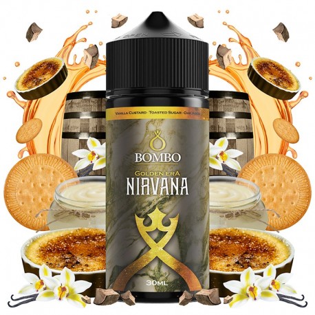 AROMA NIRVANA 30ML/120 (LONGFILL) - GOLDEN ERA BY BOMBO