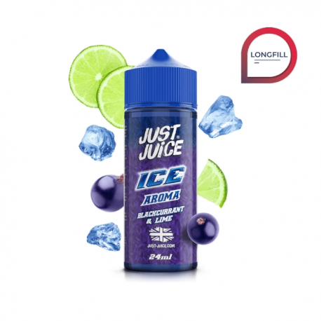 JUST JUICE ICE BLACKCURRANT LIME LONGFILL 24ML