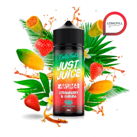 JUST JUICE EXOTIC FRUITS STRAWBERRY CURUBA LONGFILL 24ML