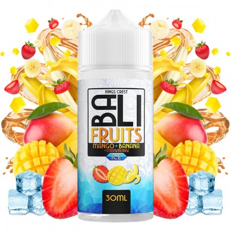 MANGO BANANA STRAWBERRY ICE 30ML/120 (LONGFILL) - BALI FRUITS BY KINGS CREST