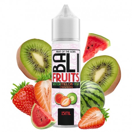 WATERMELON KIWI STRAWBERRY 15ML/60 (LONGFILL) - BALI FRUITS BY KINGS CREST