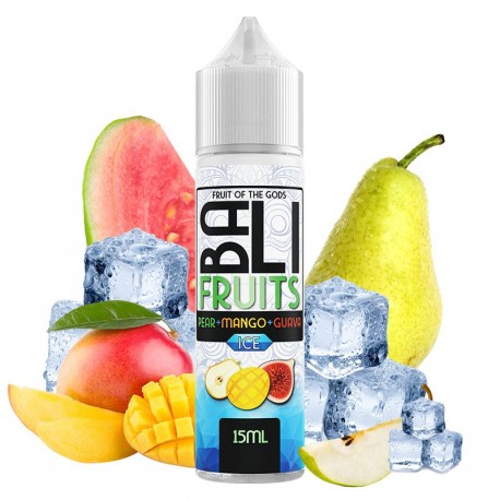 PEAR MANGO GUAVA ICE 15ML/60 (LONGFILL) - BALI FRUITS BY KINGS CREST