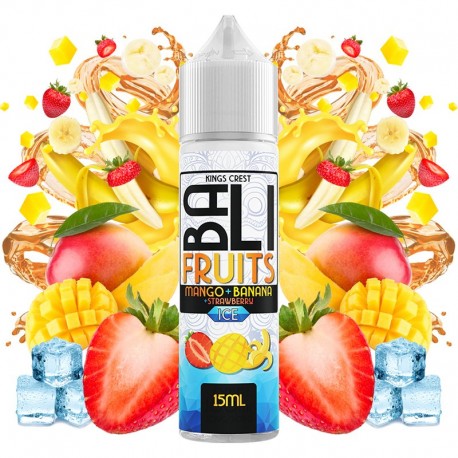 MANGO BANANA STRAWBERRY ICE 15ML/60 (LONGFILL) - BALI FRUITS BY KINGS CREST