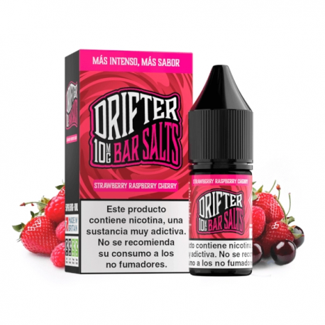 DRIFTER BAR SALTS STRAWBERRY RASPBERRY CHERRY 10ML 10MG