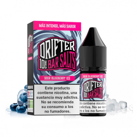 DRIFTER BAR SALTS SOUR BLUEBERRY ICE 10ML 10MG