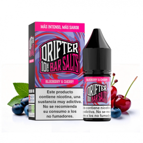 DRIFTER BAR SALTS BLUEBERRY CHERRY 10ML 10MG