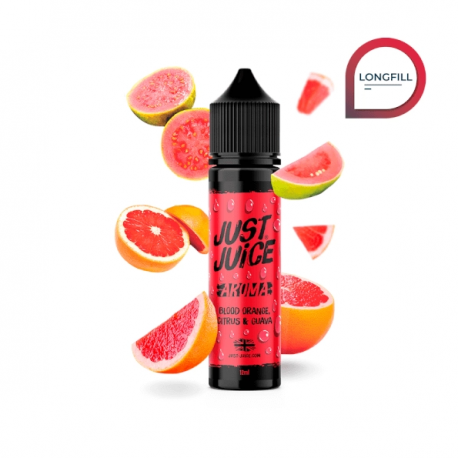 JUST JUICE EXOTIC FRUITS BLOOD ORANGE CITRUS GUAVA 12ML LONGFILL