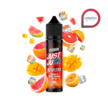 JUST JUICE FUSION MANGO AND BLOOD ORANGE ICE 12ML LONGFILL