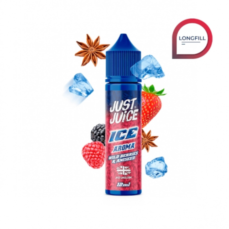 JUST JUICE ICE WILD BERRIES AND ANISEED 12ML LONGFILL