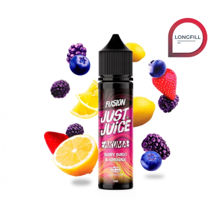 JUST JUICE FUSION BERRY BURST AND LEMONADE 12ML LONGFILL