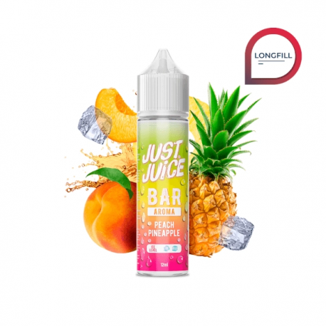JUST JUICE BAR PEACH PINEAPPLE LONGFILL 12ML