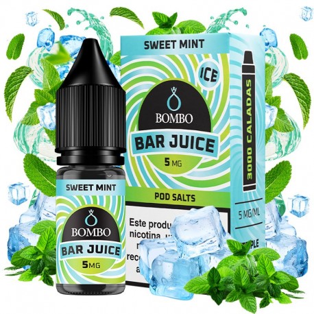 SWEET MINT ICE 10ML 5MG - BAR JUICE BY BOMBO
