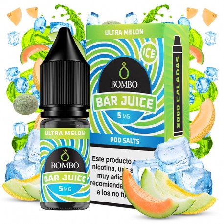 ULTRA MELON ICE 10ML 5MG - BAR JUICE BY BOMBO