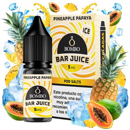 PINEAPPLE PAPAYA ICE 10ML 5MG - BAR JUICE BY BOMBO