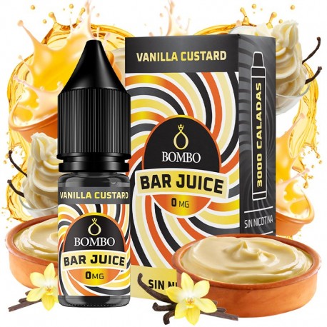VANILLA CUSTARD 10ML 0MG - BOMBO BAR JUICE