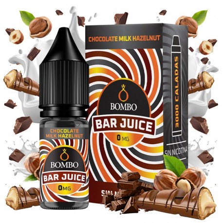 CHOCOLATE MILK HAZELNUT 10ML 0MG - BOMBO BAR JUICE
