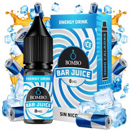 ENERGY DRINK ICE 10ML 0MG - BAR JUICE BY BOMBO