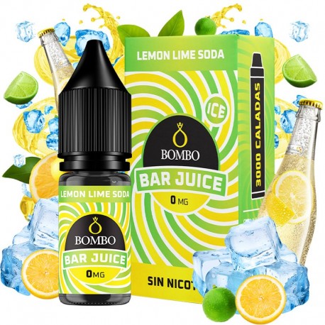 LEMON LIME SODA ICE 10ML 0MG - BAR JUICE BY BOMBO