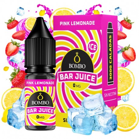 PINK LEMONADE ICE 10ML 0MG - BAR JUICE BY BOMBO