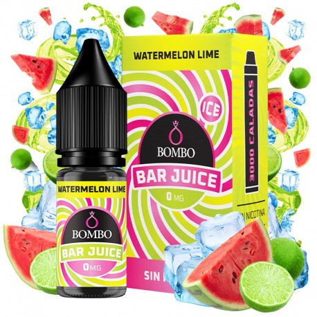 WATERMELON LIME ICE 10ML 0MG - BAR JUICE BY BOMBO