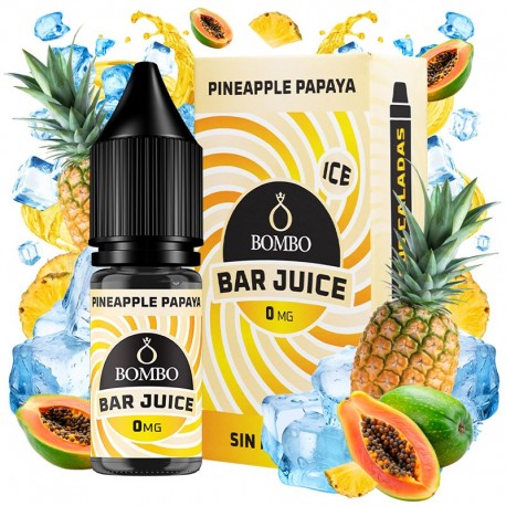 PINEAPPLE PAPAYA ICE 10ML 0MG - BAR JUICE BY BOMBO