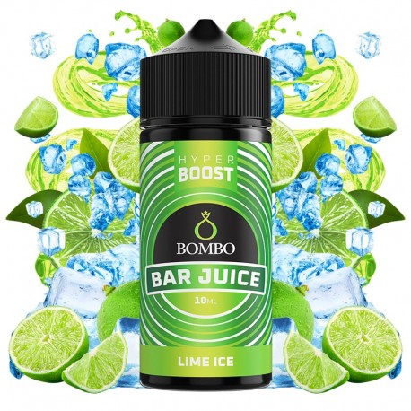 LIME ICE 10ML/120 (LONGFILL) - BOMBO BAR JUICE HYPER BOOST