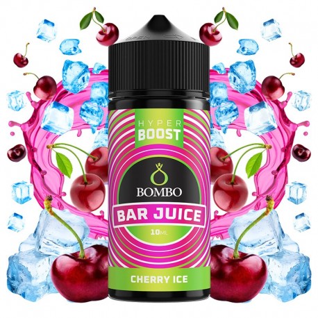 CHERRY ICE 10ML/120 (LONGFILL) - BOMBO BAR JUICE HYPER BOOST