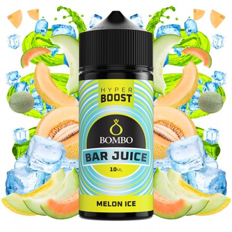MELON ICE 10ML/120 (LONGFILL) - BOMBO BAR JUICE HYPER BOOST